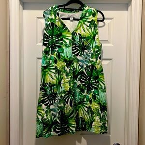 Tommy Bahama Fronderlust Linen-Blend Shift Dress